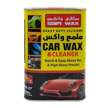 Safi Wax FW-27 Car Wax &amp; Cleaner 473ml &ndash; Heavy Duty Silicone, High Gloss Finish for All Vehicle Surfaces

