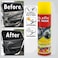 SAFI WAX Dashboard Polish Spray 650ml with Chewing Gum Fragrance, UV Protection, Dust Repellent, Quick Drying, Ideal for Car Interior, Leather, Rubber &amp; Plastic

