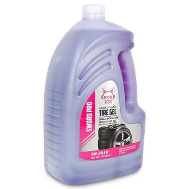 SWORD PRO Tire Gel SW-384W 5L &ndash; Long-Lasting Tyre Shine and Protection Gel for All Tire Types

