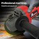 DEFAONS 48V Battery-Powered Angle Grinder with Dual Batteries, Spindle Lock Button, For Cutting, Grinding &amp; Polishing

