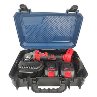 DEFAONS 48V Battery-Powered Angle Grinder with Dual Batteries, Spindle Lock Button, For Cutting, Grinding &amp; Polishing

