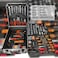Auto King 187PCS Tool Kit &ndash; All-in-One Hand Tool Set with Aluminum Rolling Case for Home, Garage &amp; Workshop

