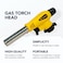 رأس شعلة غاز البوتان OGT-007 - شعلة نفخ قابلة للتعديل مع زناد إشعال للطهي واللحام والتخييم والشواء والاستخدام المنزلي
