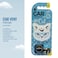 AROMA Car Air Freshener &ndash; Love Pets Series, White Cat with Glasses Design, Ocean Calm Scent, Clip Type, 1 Piece

