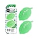 AROMA Clip-On Car Air Freshener &ndash; Mini Leaf Style, Long-Lasting Lemon Scent, Leak-Proof Solid Design (2 Pcs)

