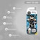 AROMA Car Air Freshener &ndash; Silver Fragrance &ndash; Manny Ninja Design &ndash; Clip-On &ndash; Long Lasting &ndash; Non-Toxic &ndash; For Cars and SUVs