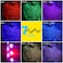 Car LED Ambient Light Kit with Sound Sensor &ndash; 4 RGB Light Bars with Remote Control &ndash; USB Powered Interior Atmosphere Lights for Footwell, Dashboard, Seat &ndash; 7 Color Modes &ndash; A13

