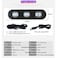 A12 Earth Star Car LED Ambient Light Kit &ndash; RGB Interior Lights with 4 LED Bars, Sound Sensor, USB Powered &ndash; Remote Control Footwell Light for All Vehicles

