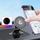 YOUFO Y4852 Magnetic Car Mount Holder &ndash; 2-in-1 Dashboard &amp; Air Vent Clip &ndash; 360&deg; Rotation, Universal for Smartphones, Compact and Strong Magnetic Base

