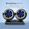 Double-Headed Vehicle Fan for Cars, Trucks, and Buses &ndash; 12V, Adjustable 360&deg; Rotation


