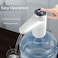 KRAWN KW-48706 Rechargeable Water Dispenser Pump with USB Charging, 600ml Quantitative/Continuous Modes, Food Grade Silicone Hose, for Bottled Water
