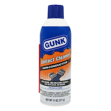 GUNK Contact Cleaner Non-Conductive 311g &ndash; Quick Drying, No Residue, Safe on Plastic &amp; Electronics

