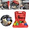 DEFAONS 14PCS Radiator Pressure Tester Kit &ndash; Universal Cooling System Leak Test Tool with Gauge &amp; Aluminum Adapters

