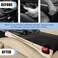 Car Seat Gap Filler Plug - Universal Fitting Design - Fills Seat Gaps to Prevent Item Drop - Easy to Install and Remove - Storage Organizer Pad with Seatbelt Slot - 2PCS Set

