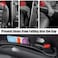 Car Seat Gap Filler Plug - Universal Fitting Design - Fills Seat Gaps to Prevent Item Drop - Easy to Install and Remove - Storage Organizer Pad with Seatbelt Slot - 2PCS Set

