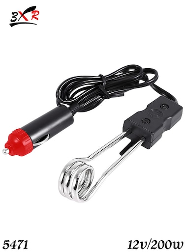 3XR 12V/24V Car Immersion Heater &ndash; Fast Water Boiling Stick for Car Mug, Cup, or Bottle Heating