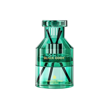 BLACK ODOR Aroma Reed Diffuser 60ml Essential Oil Air Freshener Spill-Proof Long-Lasting Scent for Car Home Office Restaurant No Allergen

