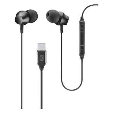 سيليولار لاين - سماعة أذن من نوع Type-C سوداء
