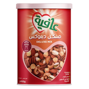 Afia Deluxe Mix BBQ Snacks Can 450g