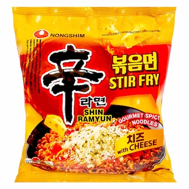 نونج شيم، شين راميون نودلز سريعة التحضير بنكهة الجبن الحار 136 جرام