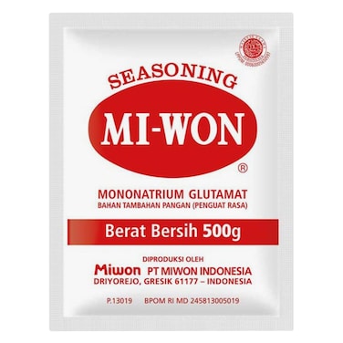 Mi-Won MSG (Monosodium Glutamate) Flavor Enhancer 500g
