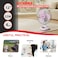 STARGOLD Rechargeable Oscillating Fan 5 Speed Fan 12 Inch 22W