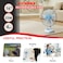 STARGOLD Rechargeable Oscillating Fan 5 Speed With LED Light Fan 16 inch 25W