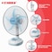 STARGOLD Rechargeable Oscillating Fan 5 Speed With LED Light Fan 16 inch 25W