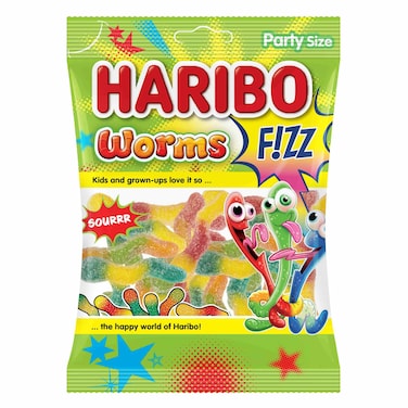 Haribo Fizz Worms 160g
