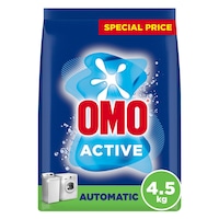 OMO Automatic Antibacterial Laundry Detergent Powder, for 100% effective stain removal, 4.5kg