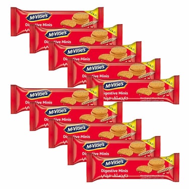McVitie's Digestive Original Mini Biscuits 60g x10