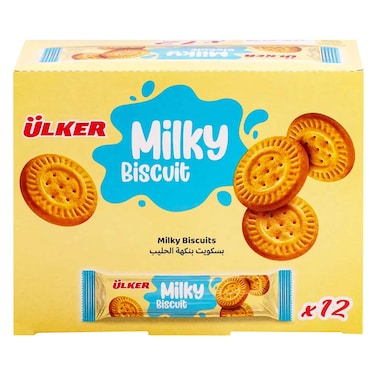 Ulker Milk Biscuits 36g x Pack of 12