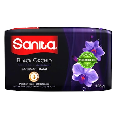 Sanita Black Orchid Soap Bar 125g
