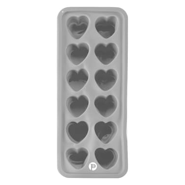 بيرفيكت قالب مكعبات ثلج سيليكون رمادي