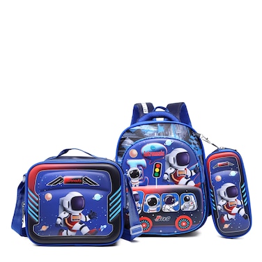 STARGOLD Baby Backpack 3Pcs For Baby Boys 1 lunch 1 Pencil Box And 1 Bag For School 12 Inch