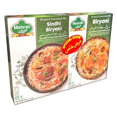 Mehran Masala 55g+Sindhi Biryani 60g