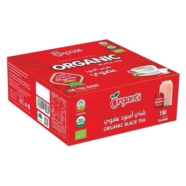 Organti Organic Black Tea Bags 100 Pieces