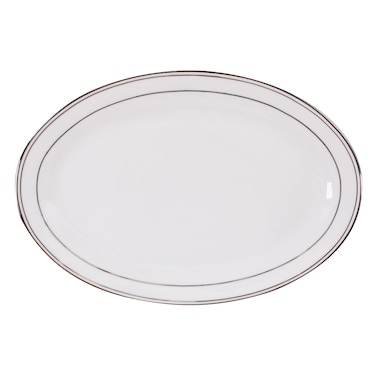 Horselane Silverline Oval Plate 14cm