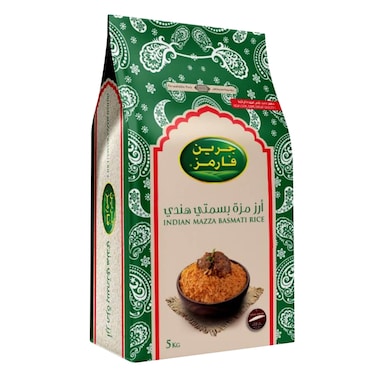 Green Farms - Basmati Indian Mazza Basmati Rice 5Kg