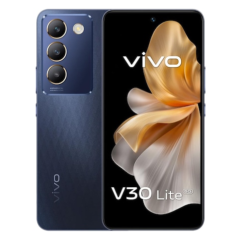 فيفو V30 لايت - ذاكرة تخزين 256 جيجابايت، 12 جيجابايت رام، الجيل الخامس، اسود