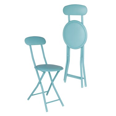 كرسي قابل للطي مع مسند ظهر