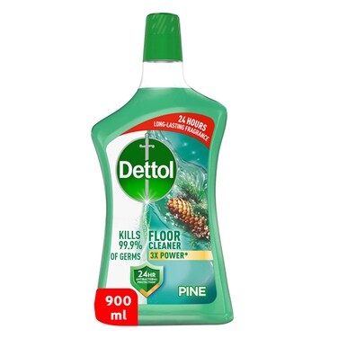 Dettol Antibacterial Floor Cleaner Pine Scent, 900ml
