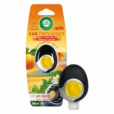 Air Wick Car Freshener, Mediterranean Sun Scent, 2.5ml