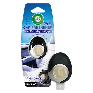 Air Wick Car Freshener Vent Clip, New Car Scent, 2.5ml