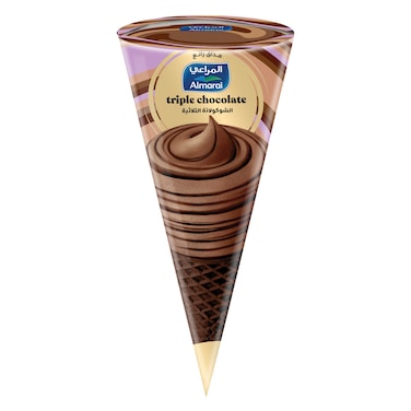 المراعي آيس كريم كون شوكولاتة مع صوص الشوكولاتة 120مل