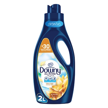 Downy Vanilla &amp; Musk 2L, Fabric Softener, All-in-One Concentrate