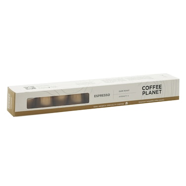 Coffee Planet - Espresso Coffee Capsules, 10 Capsules