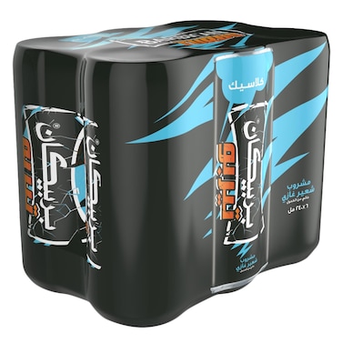 بربيكان تيربو كلاسيك مشروب شعير غازي خالي من الكحول 240 مل × 6