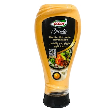 Goody Create Garlic And Sriracha Mayonnaise 425ml