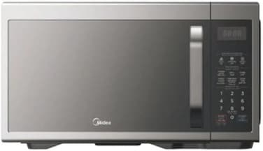 Midea Microwave Oven 31 Liter With Grill Function Steel Glass Mirrors Model No EG131BS 2 Years Warranty